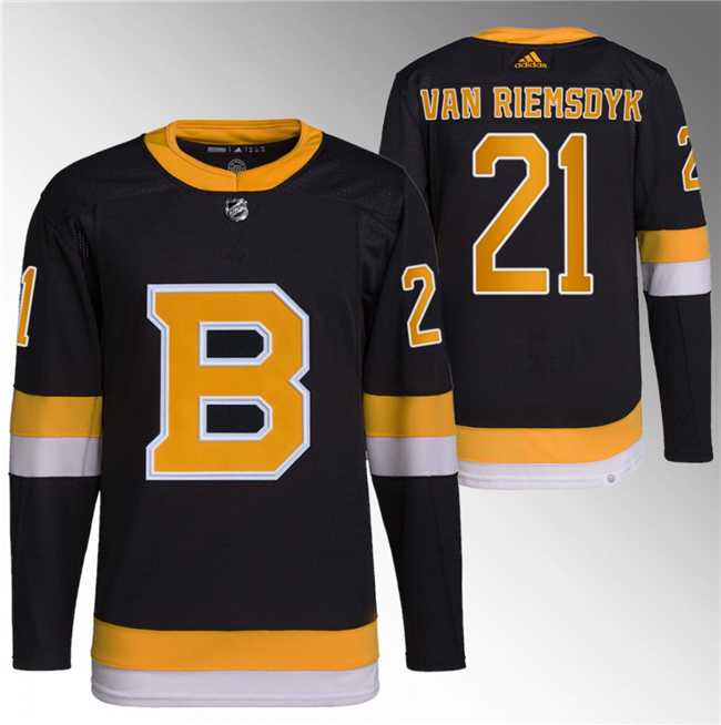 Mens Boston Bruins #21 James van Riemsdyk Black Home Breakaway Stitched Jersey->boston bruins->NHL Jersey